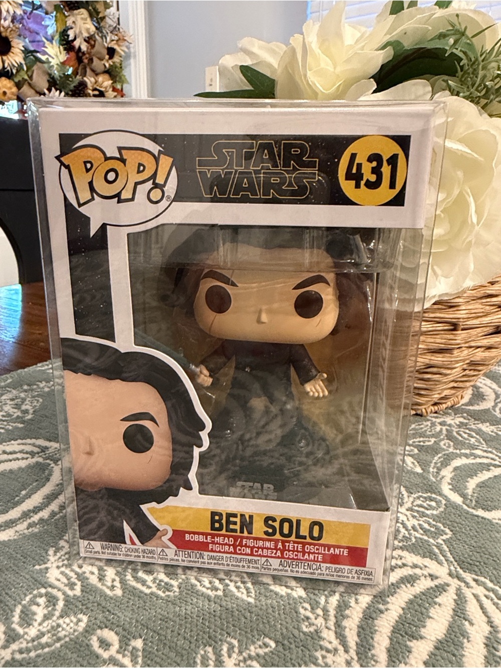Ben Solo Funko Pop in Box: The Rise of Skywalker#431 Collectible